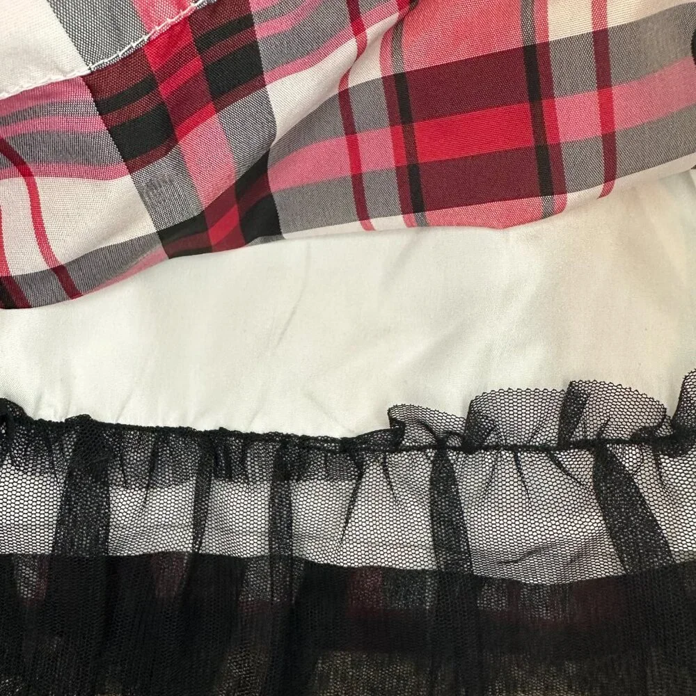 Toddler 24 Months Girls Plaid Dress CARTER'S Carters red black